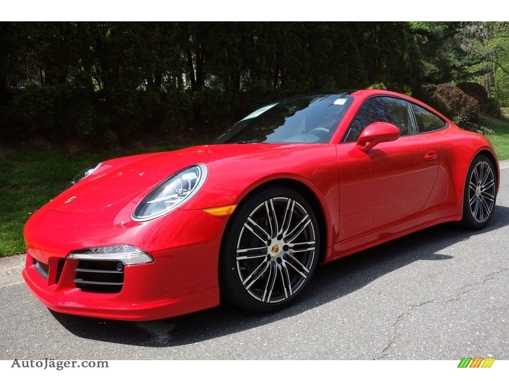 2016 911 Carrera 4S Coupe - Guards Red / Black photo #1