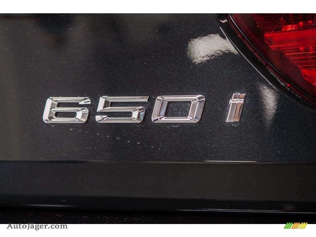 2015 6 Series 650i Gran Coupe - Black Sapphire Metallic / Black photo #7
