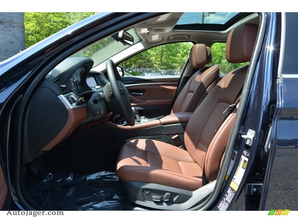 2013 5 Series 528i xDrive Sedan - Imperial Blue Metallic / Cinnamon Brown photo #12