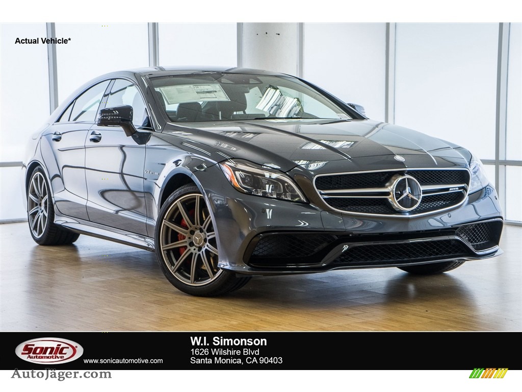 2016 CLS AMG 63 S 4Matic Coupe - Steel Grey Metallic / Black photo #1