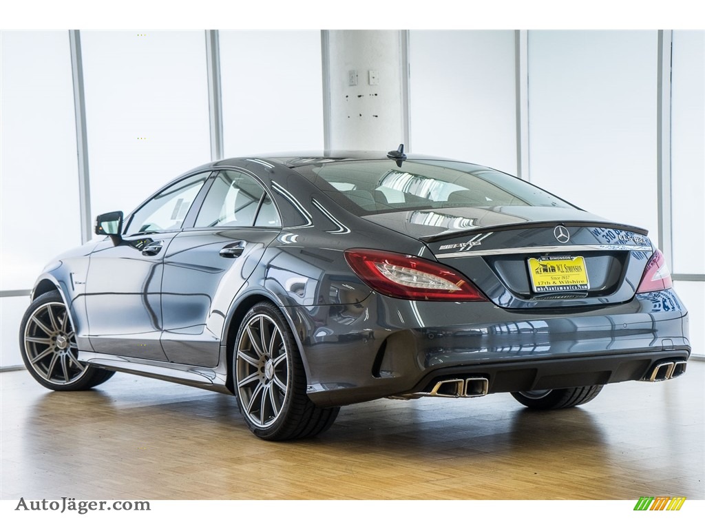 2016 CLS AMG 63 S 4Matic Coupe - Steel Grey Metallic / Black photo #3