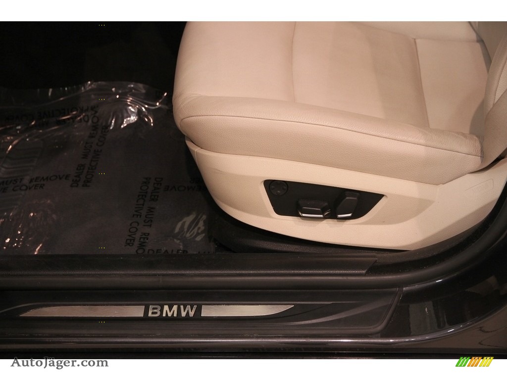 2013 5 Series 528i xDrive Sedan - Dark Graphite Metallic II / Oyster/Black photo #8