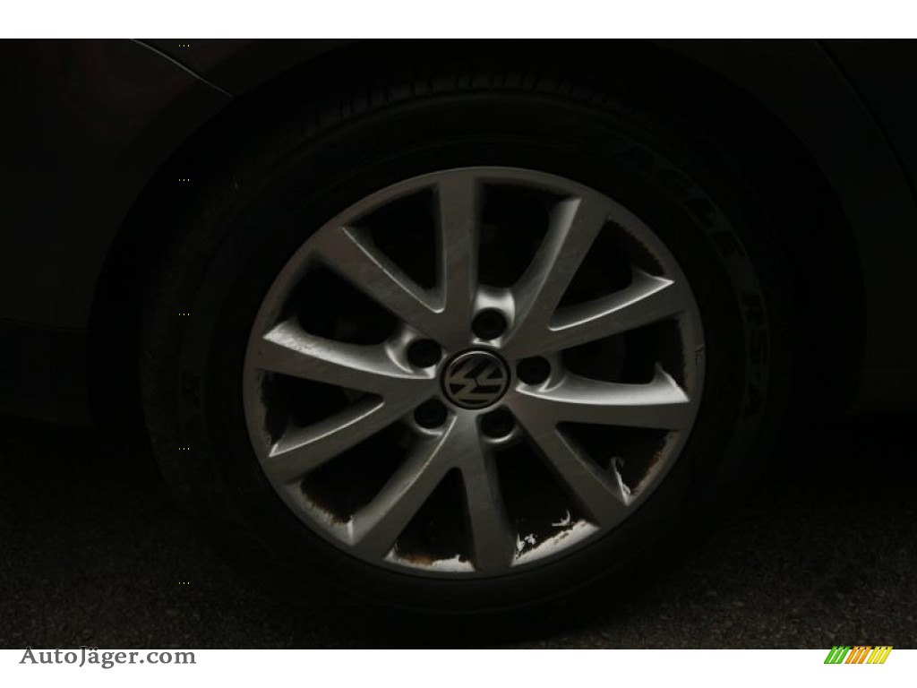 2010 Jetta SE Sedan - Platinum Grey Metallic / Titan Black photo #13