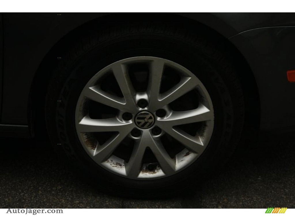 2010 Jetta SE Sedan - Platinum Grey Metallic / Titan Black photo #14