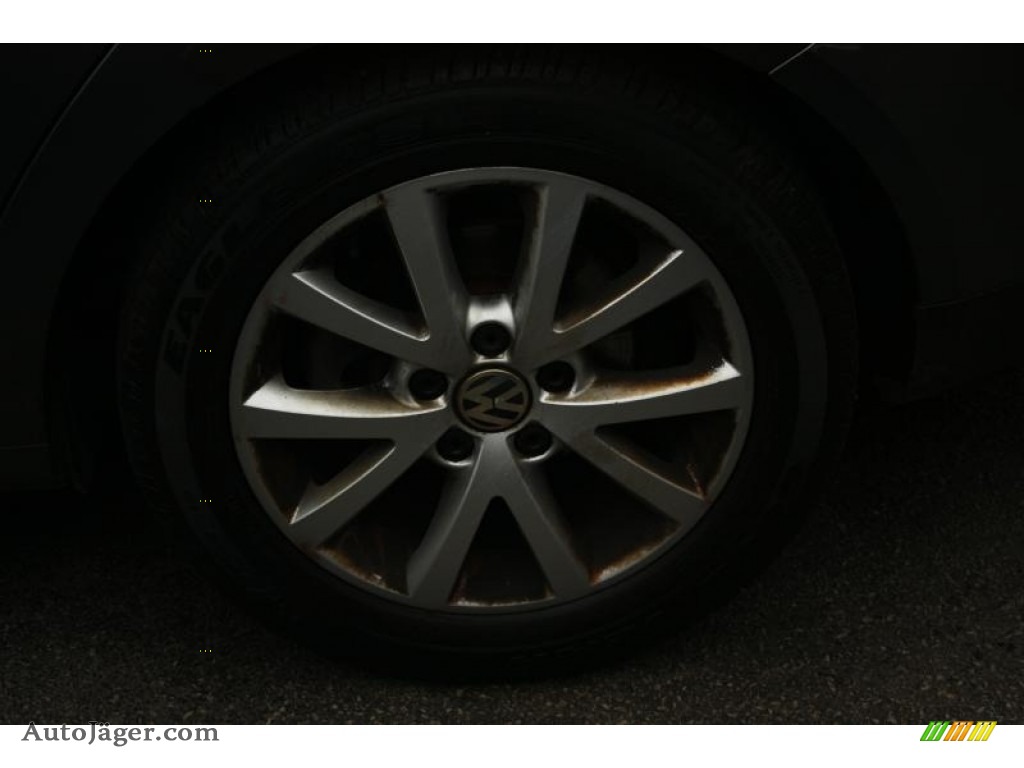 2010 Jetta SE Sedan - Platinum Grey Metallic / Titan Black photo #16