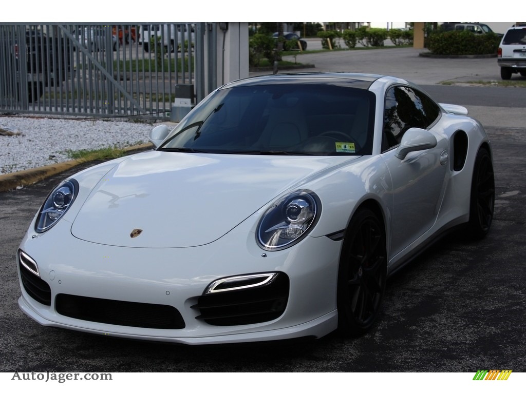White / Black/Platinum Grey Porsche 911 Turbo Coupe