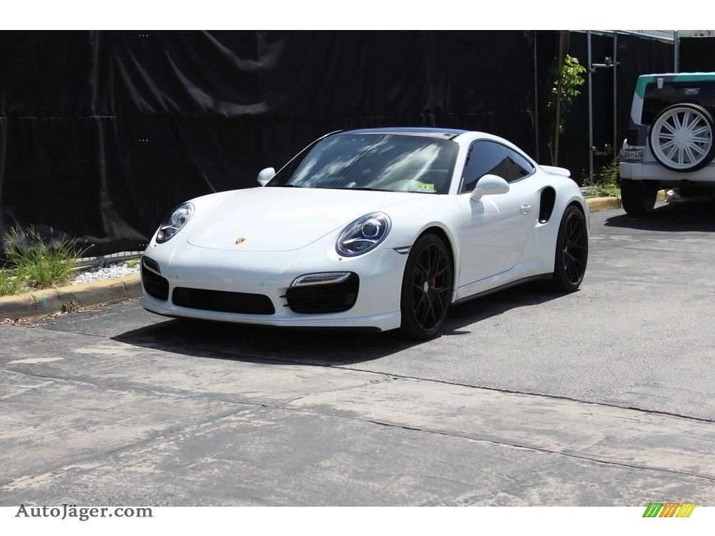 2014 911 Turbo Coupe - White / Black/Platinum Grey photo #30