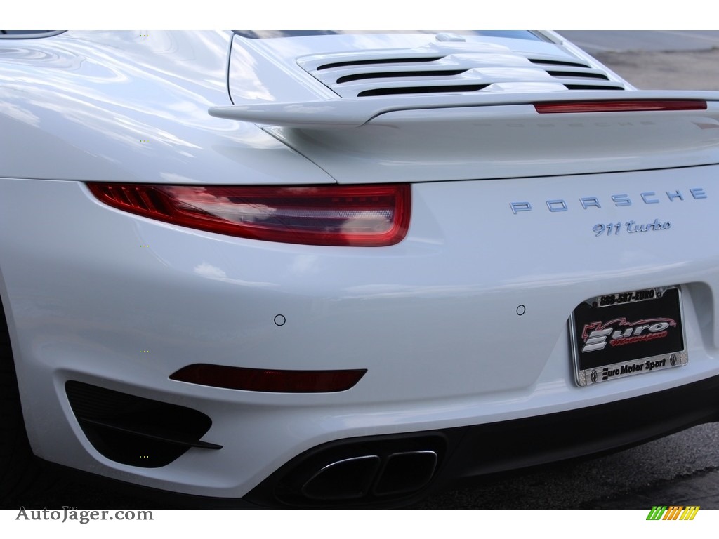2014 911 Turbo Coupe - White / Black/Platinum Grey photo #51