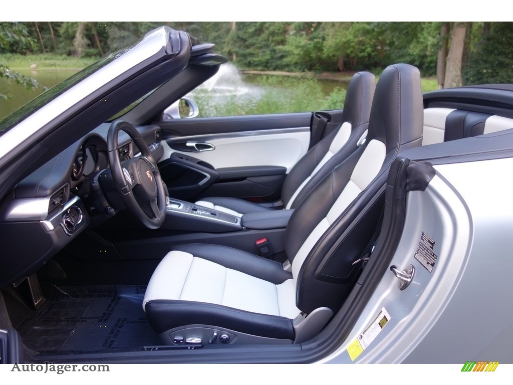 2014 911 Carrera Cabriolet - Rhodium Silver Metallic / Black/Platinum Grey photo #11