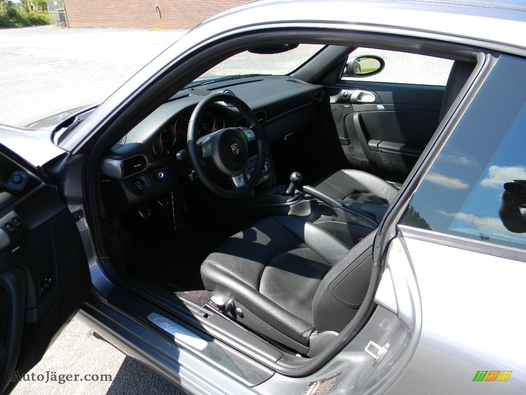 2005 911 Carrera Coupe - Seal Grey Metallic / Black photo #12