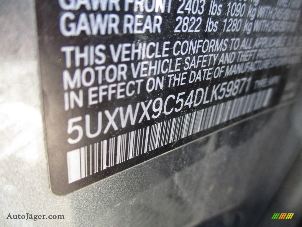 2013 X3 xDrive 28i - Space Gray Metallic / Black photo #19