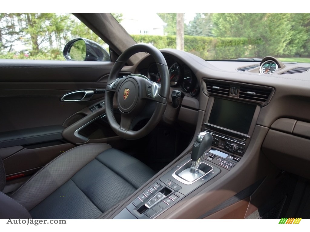 2015 911 Turbo S Coupe - Black / Espresso Natural Leather photo #17