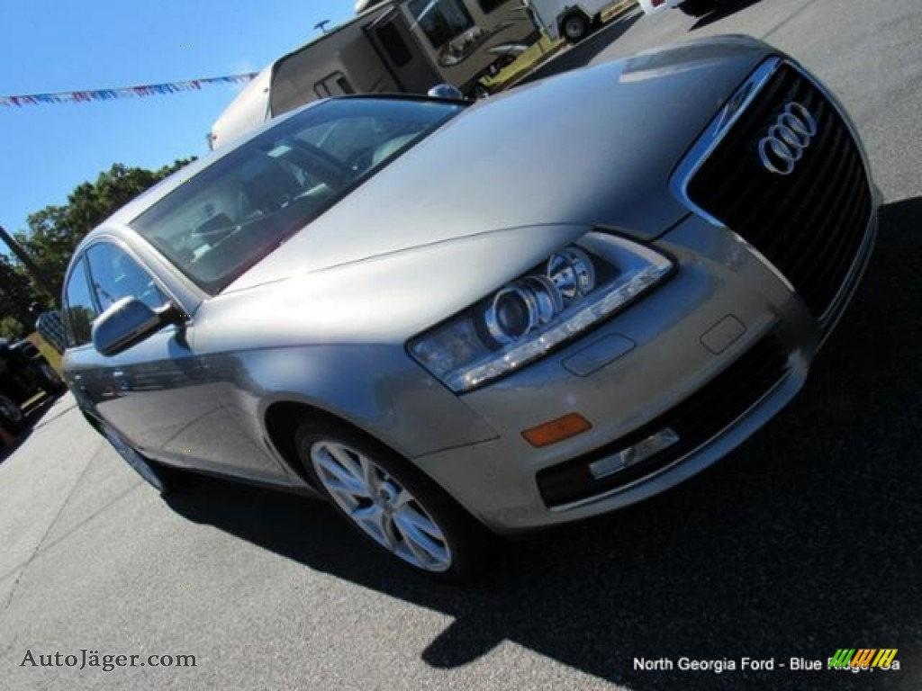 2010 A6 3.2 FSI Sedan - Quartz Gray Metallic / Light Gray photo #37