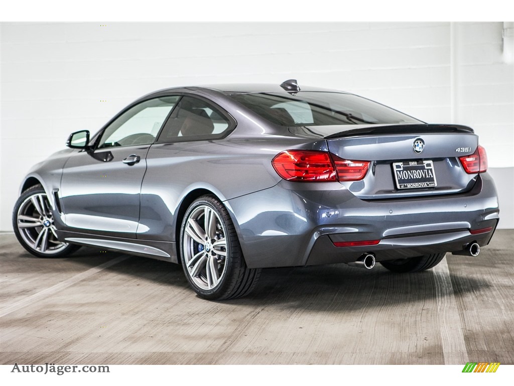 2014 4 Series 435i Coupe - Mineral Grey Metallic / Coral Red photo #10