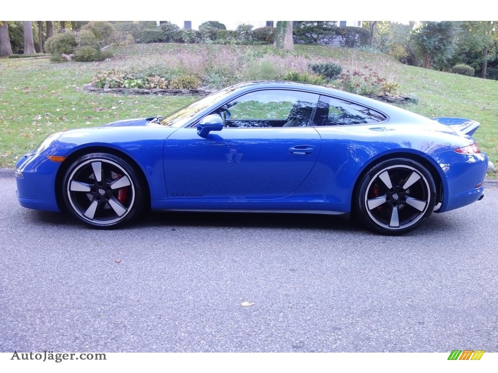 2016 911 GTS Club Coupe - Club Blau, Blue Paint to Sample / Black photo #3