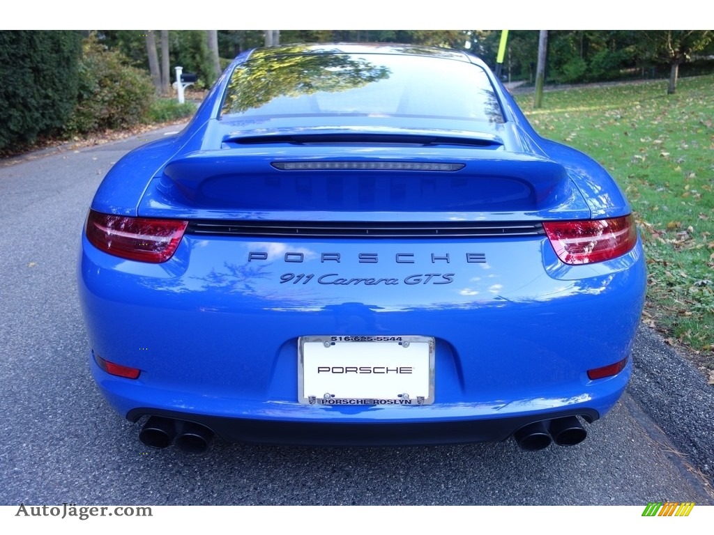 2016 911 GTS Club Coupe - Club Blau, Blue Paint to Sample / Black photo #5