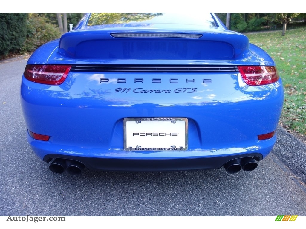 2016 911 GTS Club Coupe - Club Blau, Blue Paint to Sample / Black photo #10