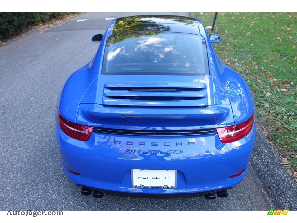 2016 911 GTS Club Coupe - Club Blau, Blue Paint to Sample / Black photo #11