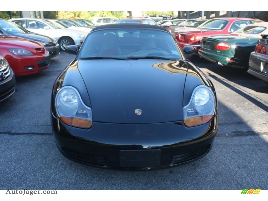 2001 Boxster  - Black / Boxster Red photo #2