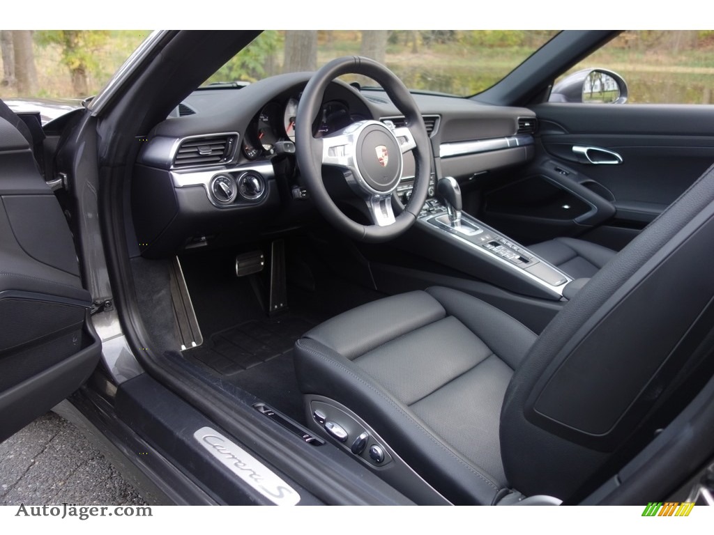 2014 911 Carrera S Cabriolet - Agate Grey Metallic / Black photo #11