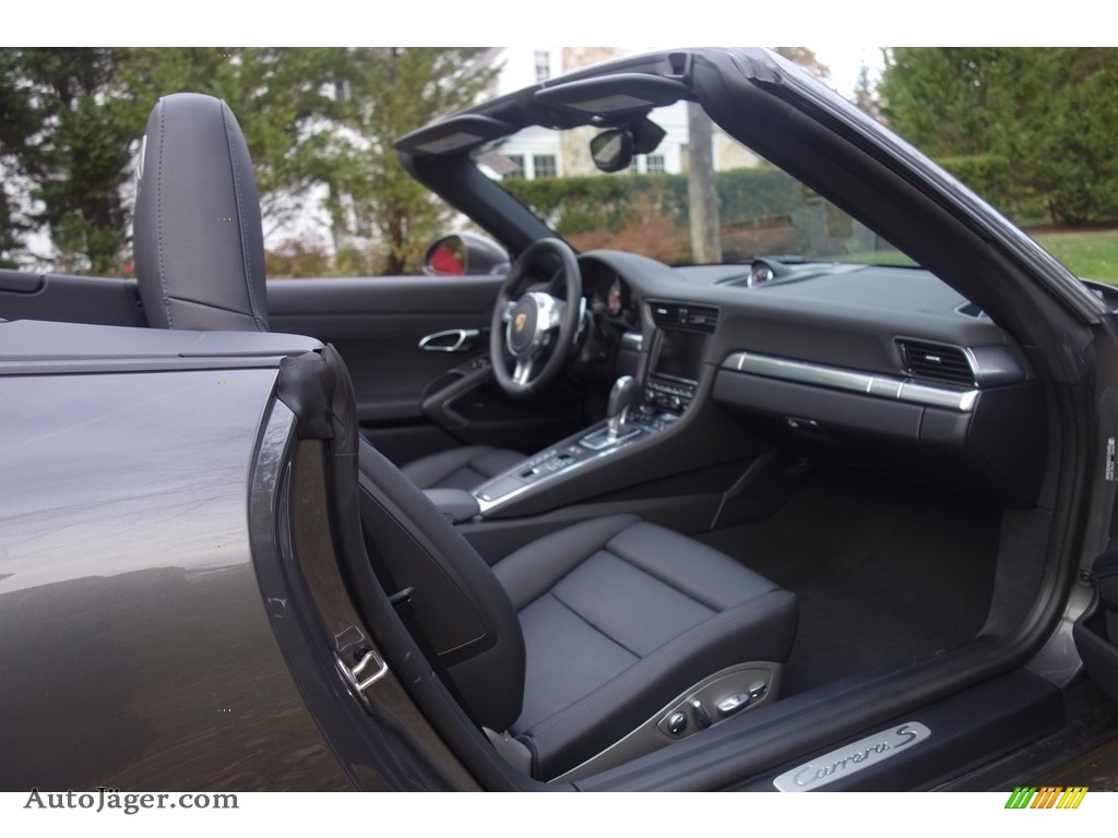 2014 911 Carrera S Cabriolet - Agate Grey Metallic / Black photo #15