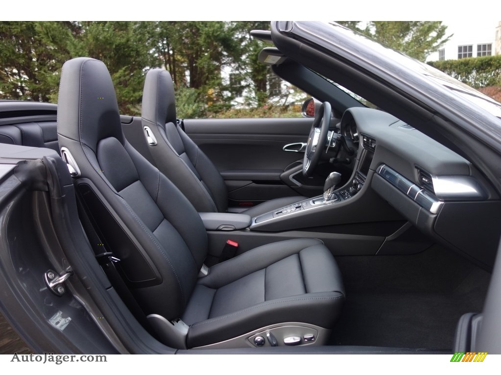 2014 911 Carrera S Cabriolet - Agate Grey Metallic / Black photo #18