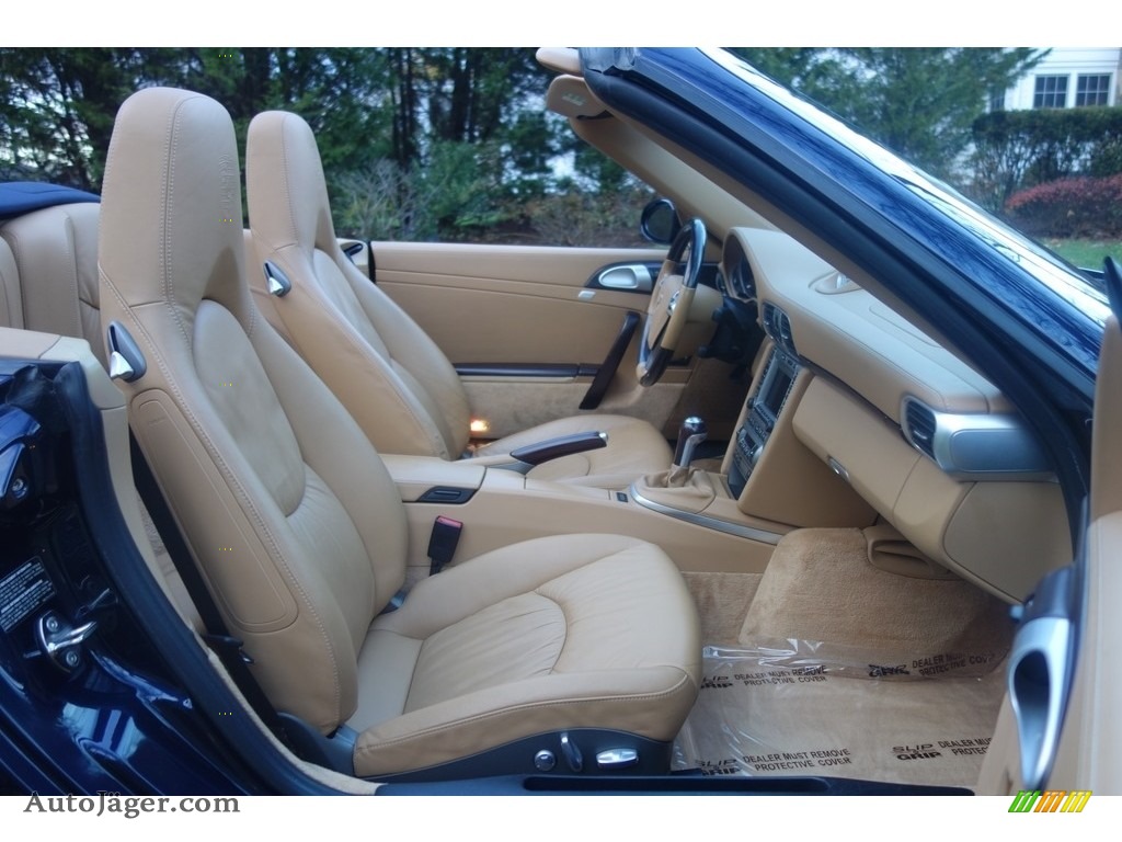 2007 911 Carrera 4S Cabriolet - Midnight Blue Metallic / Sand Beige photo #17