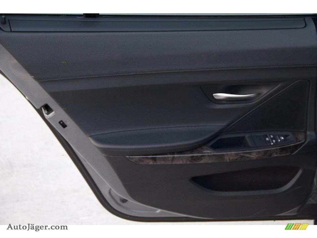 2013 6 Series 640i Gran Coupe - Space Gray Metallic / Black photo #23