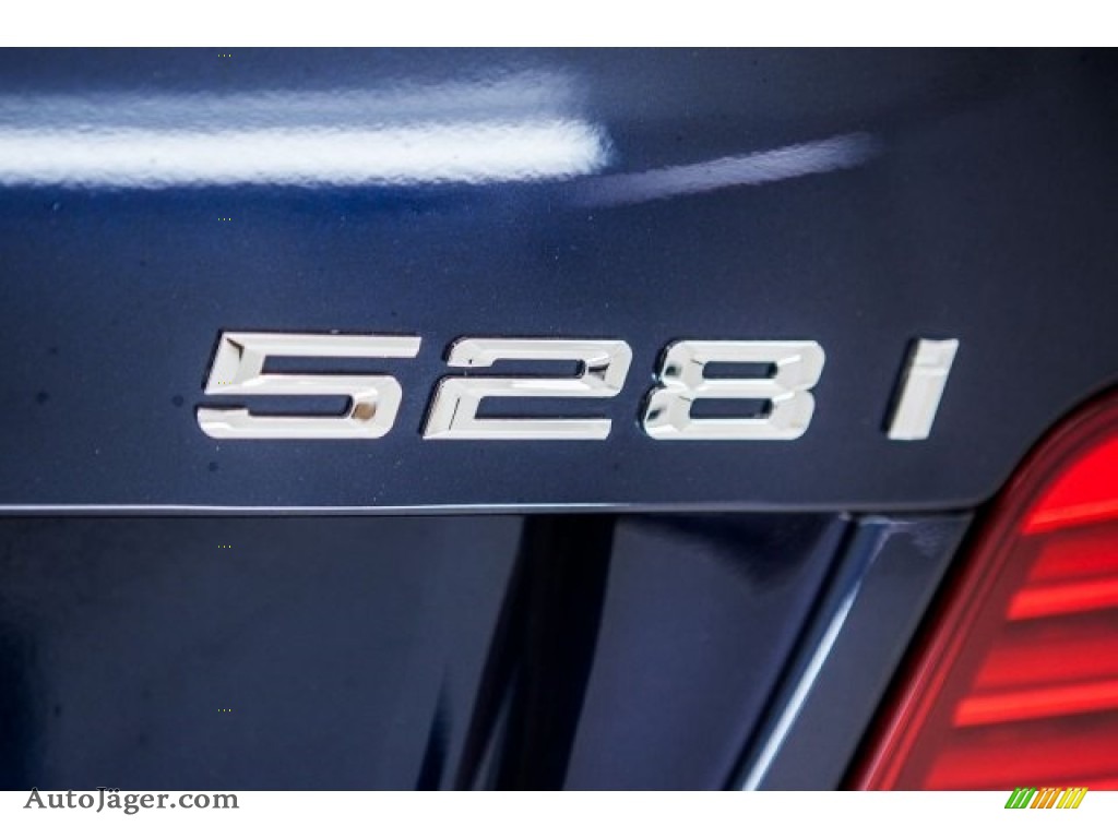 2014 5 Series 528i Sedan - Imperial Blue Metallic / Venetian Beige photo #7