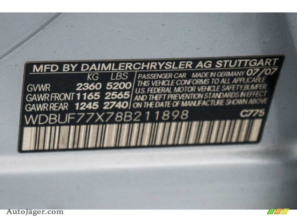 2008 E 63 AMG Sedan - Iridium Silver Metallic / Black photo #21