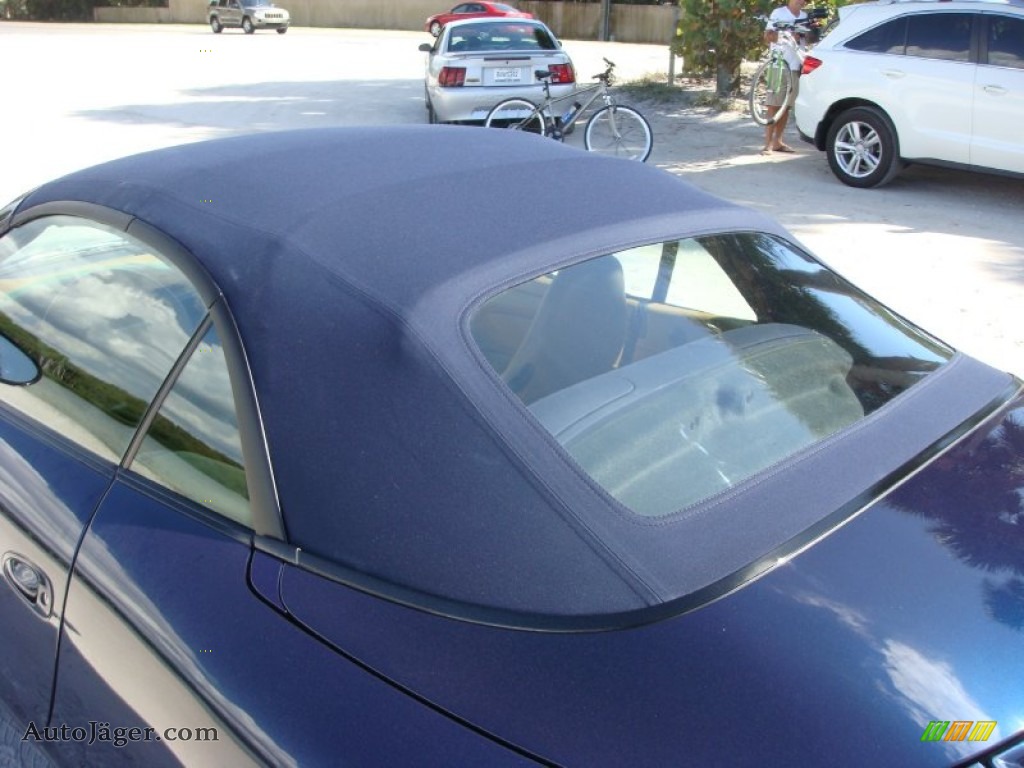 1999 911 Carrera Cabriolet - Ocean Blue Metallic / Savanna Beige photo #31