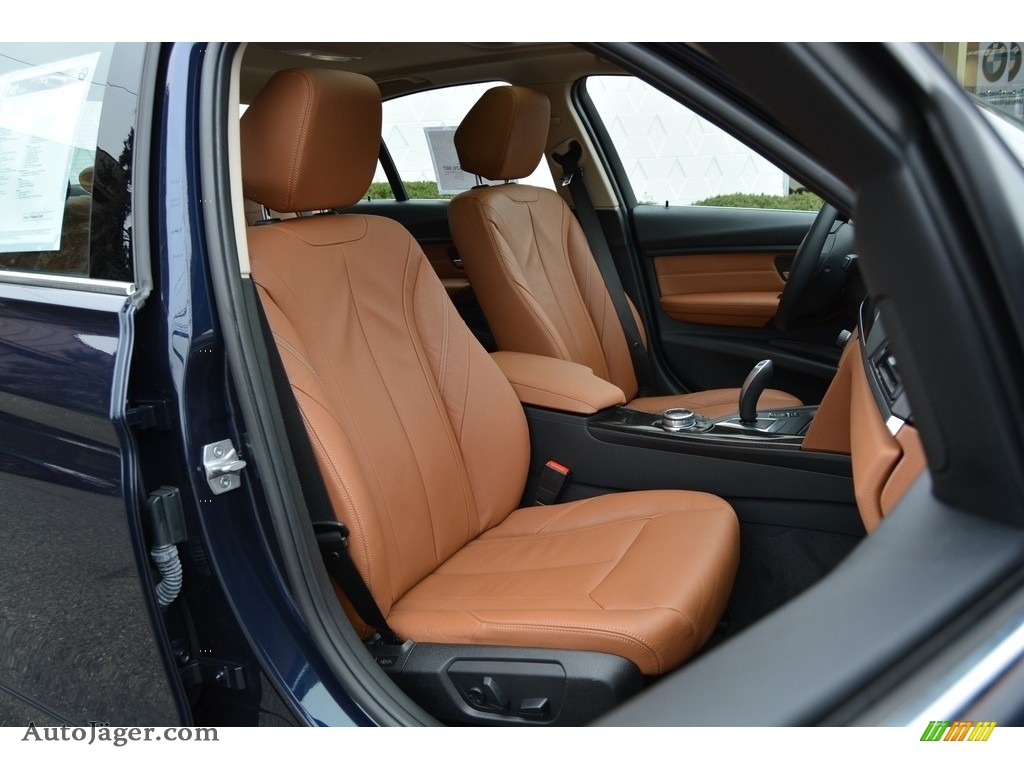 2014 3 Series 328i xDrive Sedan - Imperial Blue Metallic / Saddle Brown photo #29