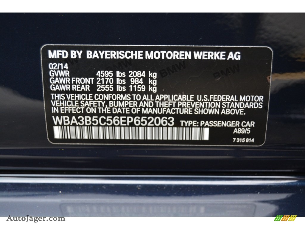 2014 3 Series 328i xDrive Sedan - Imperial Blue Metallic / Saddle Brown photo #34