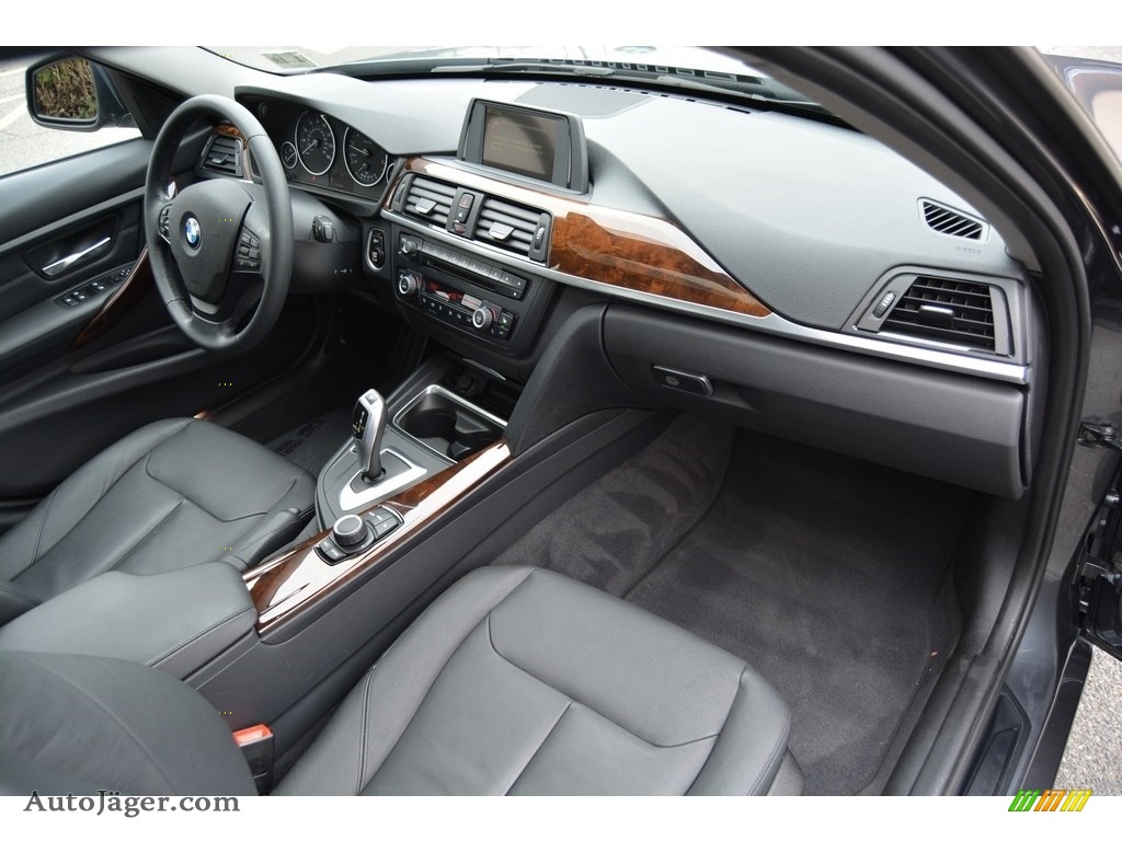 2014 3 Series 320i xDrive Sedan - Mineral Grey Metallic / Black photo #28