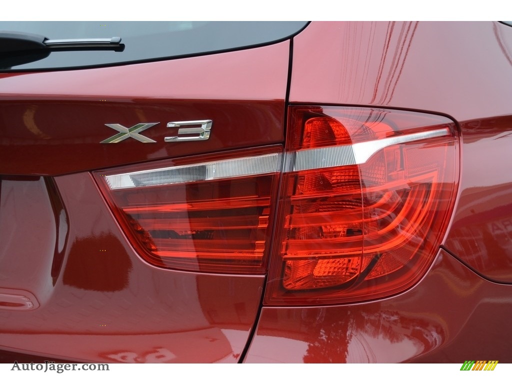 2014 X3 xDrive35i - Vermilion Red Metallic / Mojave photo #23