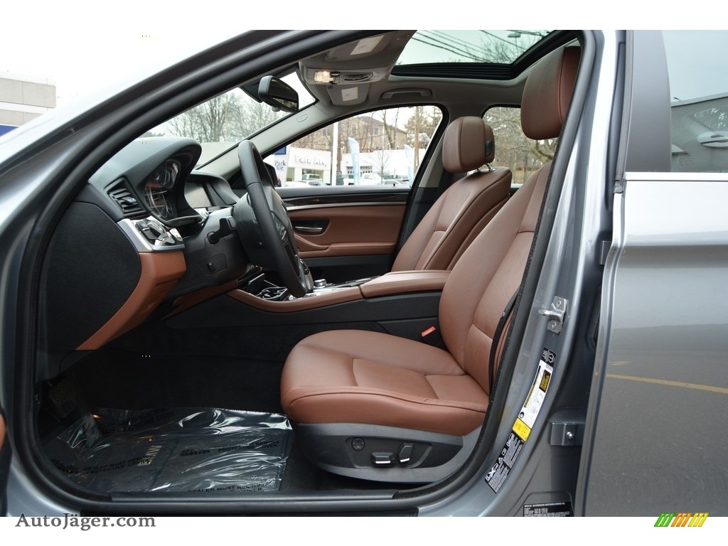 2013 5 Series 528i xDrive Sedan - Space Gray Metallic / Cinnamon Brown photo #11