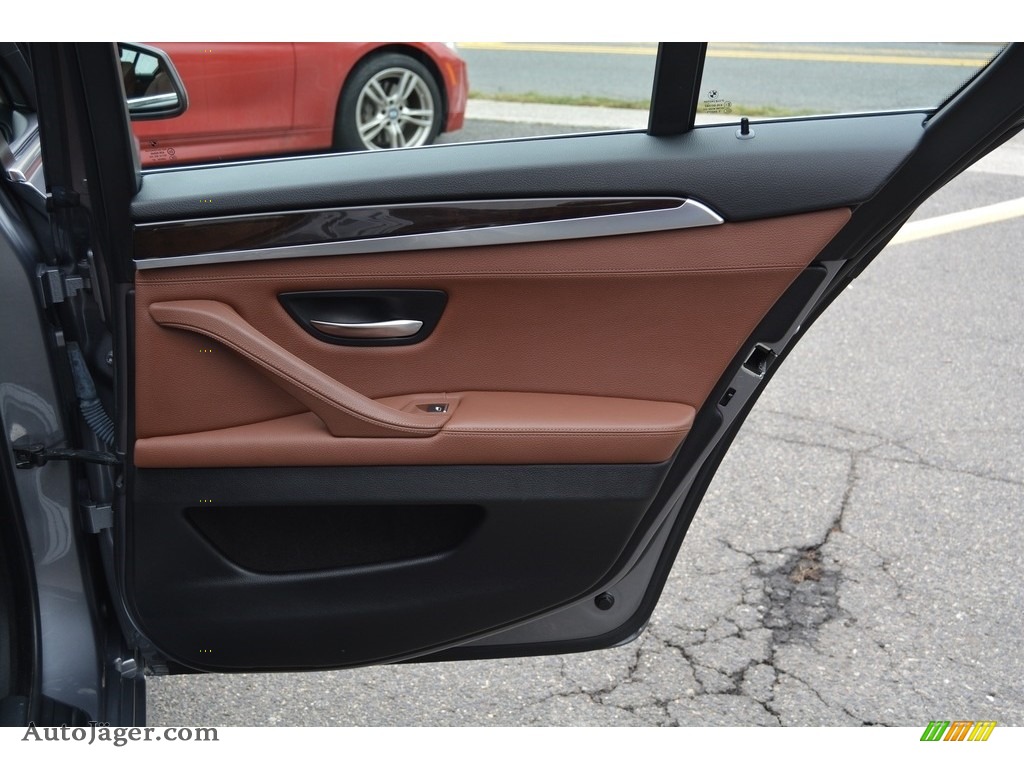 2013 5 Series 528i xDrive Sedan - Space Gray Metallic / Cinnamon Brown photo #23