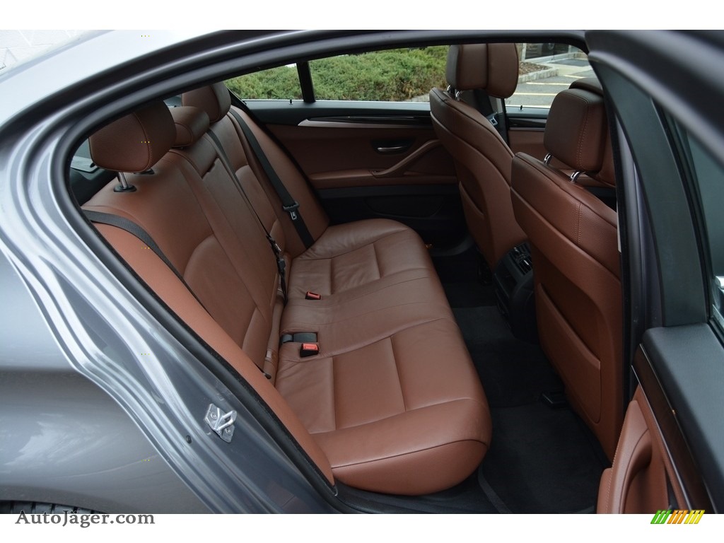 2013 5 Series 528i xDrive Sedan - Space Gray Metallic / Cinnamon Brown photo #24