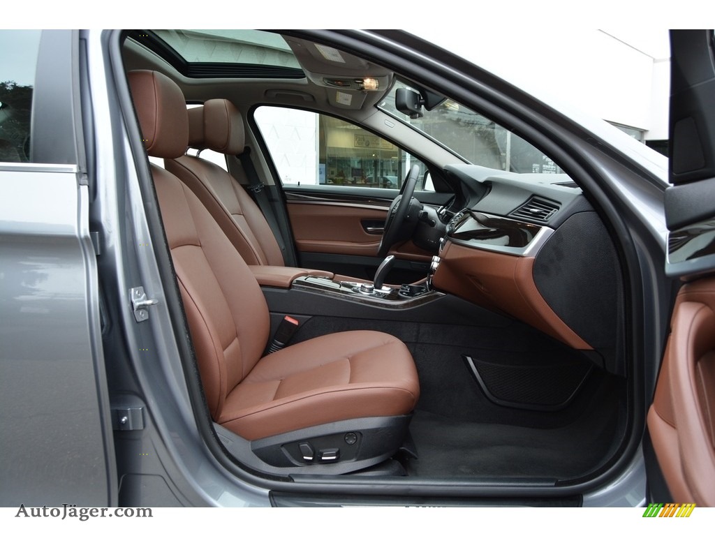 2013 5 Series 528i xDrive Sedan - Space Gray Metallic / Cinnamon Brown photo #27