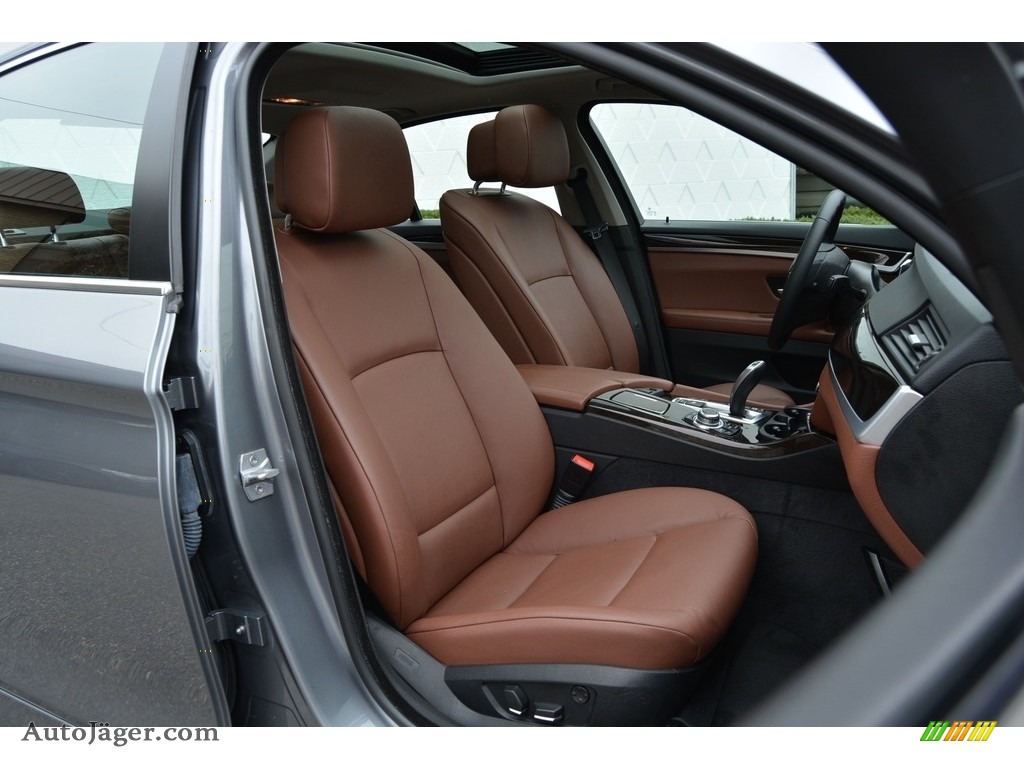 2013 5 Series 528i xDrive Sedan - Space Gray Metallic / Cinnamon Brown photo #28