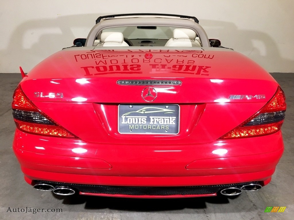 2007 SL 55 AMG Roadster - Mars Red / Stone photo #8