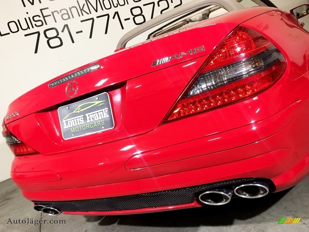 2007 SL 55 AMG Roadster - Mars Red / Stone photo #27
