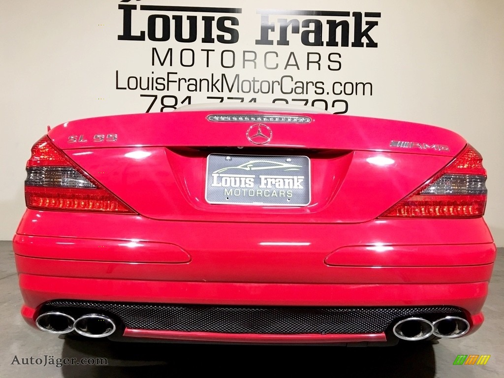 2007 SL 55 AMG Roadster - Mars Red / Stone photo #28