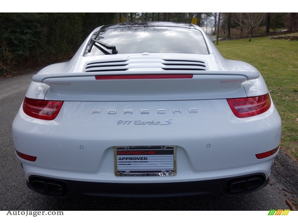 2014 911 Turbo S Coupe - White / Carrera Red Natural Leather photo #5