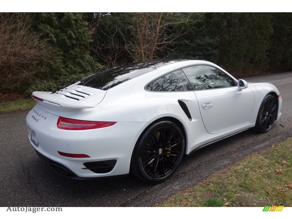 2014 911 Turbo S Coupe - White / Carrera Red Natural Leather photo #6