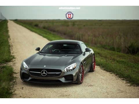 designo Selenite Grey Metallic 2016 Mercedes-Benz AMG GT S Coupe