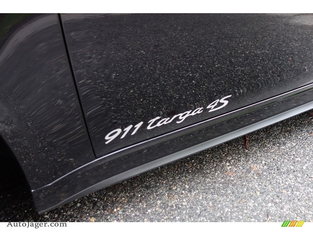 2015 911 Targa 4S - Black / Black/Garnet Red photo #12
