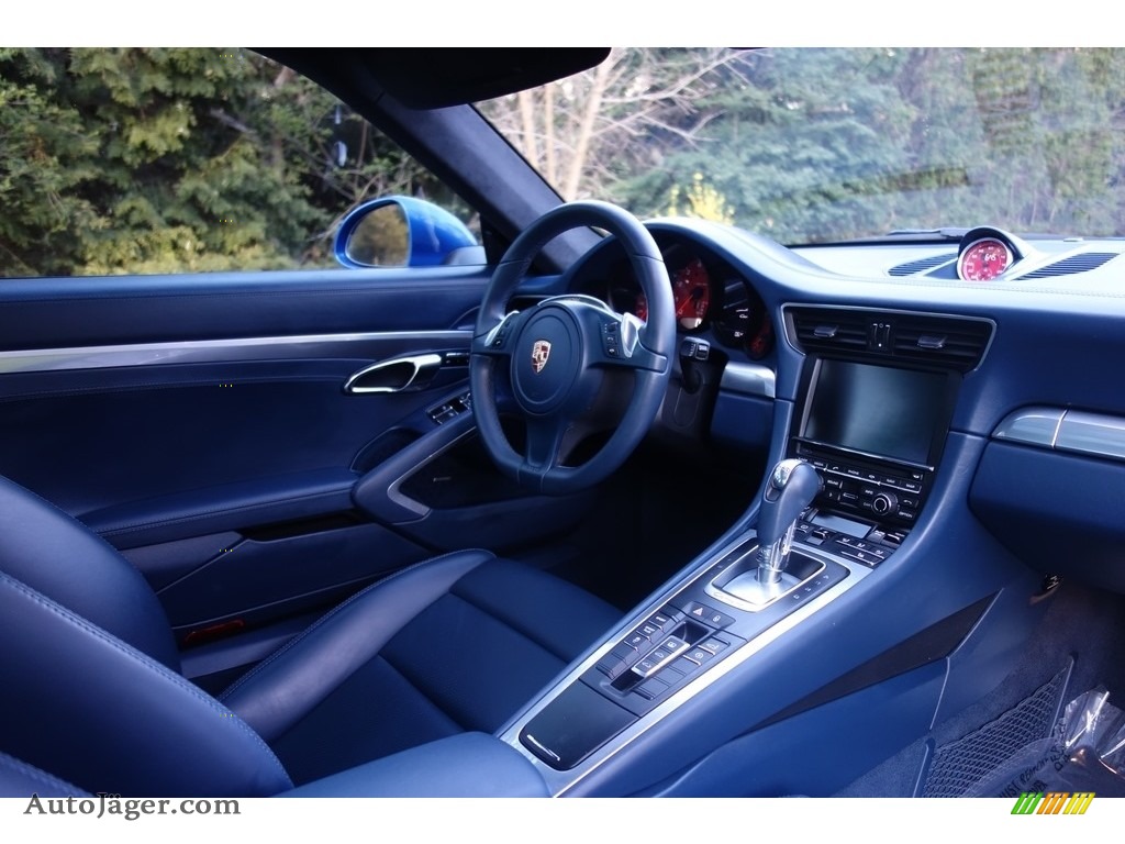 2015 911 Carrera 4 Coupe - Sapphire Blue Metallic / Yachting Blue photo #16