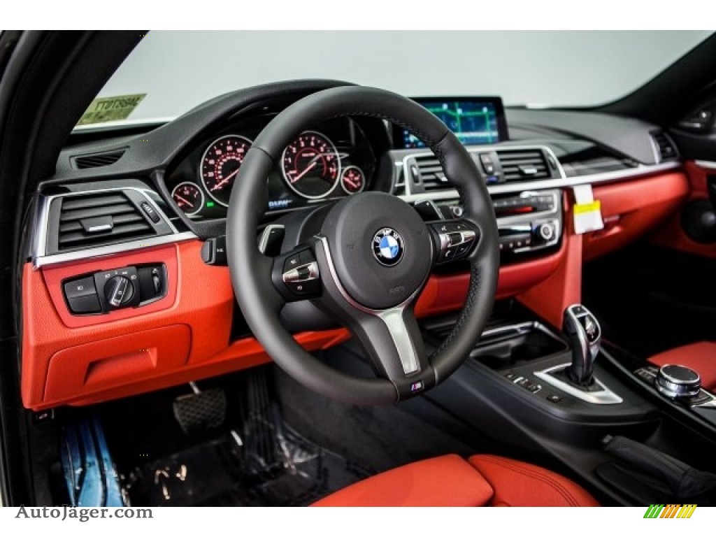 2018 4 Series 430i Coupe - Alpine White / Coral Red photo #5