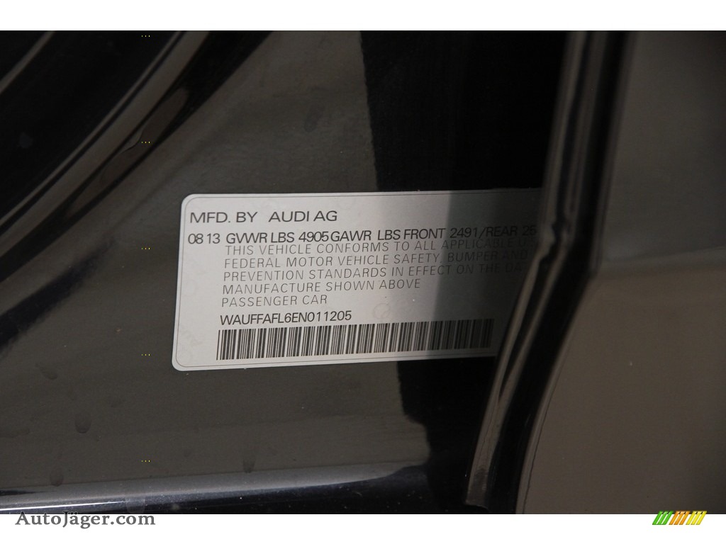 2014 A4 2.0T quattro Sedan - Moonlight Blue Metallic / Chestnut Brown/Black photo #27